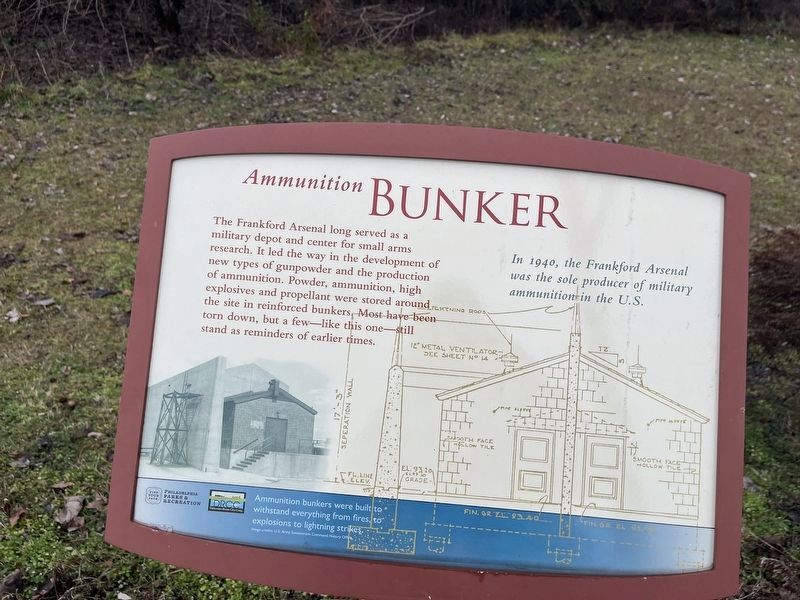 Ammunition Bunker Marker image. Click for full size.