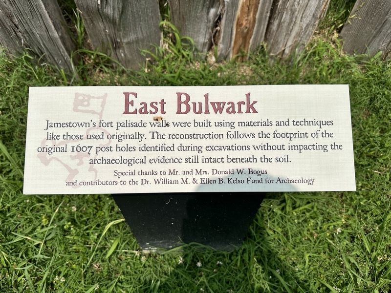 East Bulwark Marker. Click for full size. East Bulwark Marker image. Click for full size.