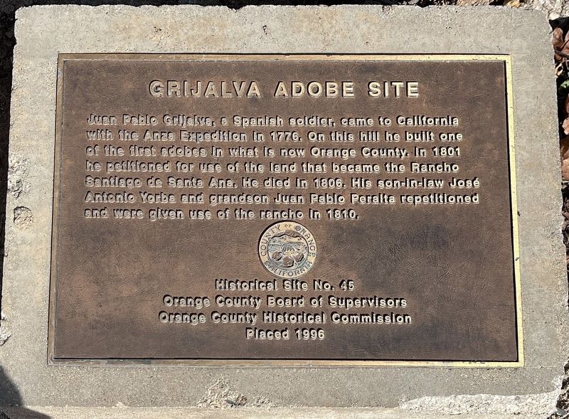 Grijalva Adobe Site Marker image. Click for full size.