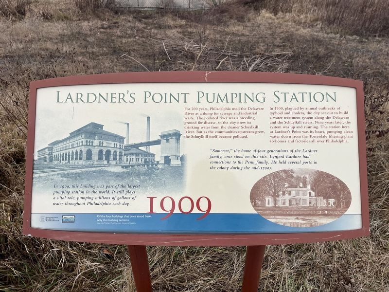Lardner's Point Pumping Station Marker image. Click for full size.