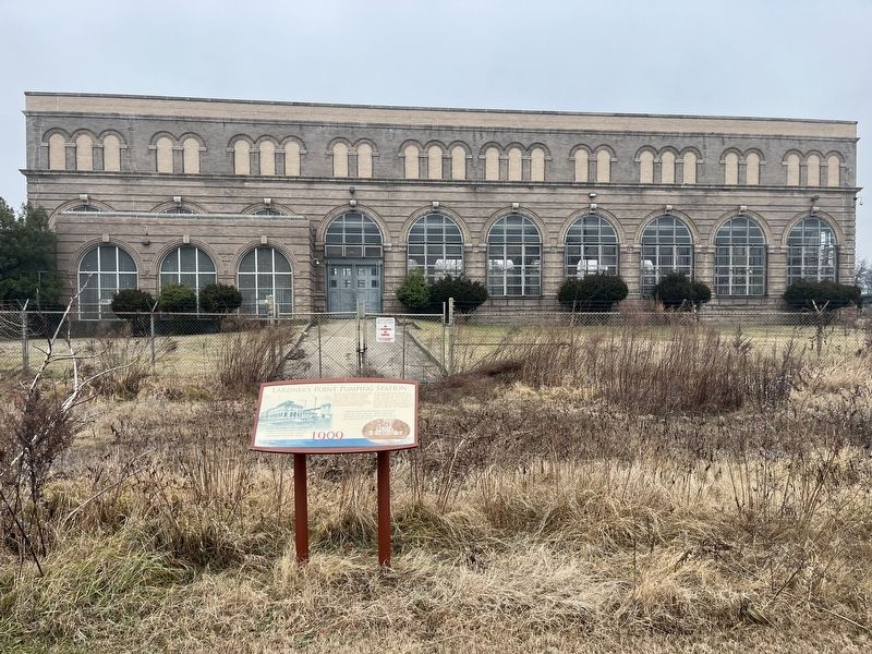 Lardner's Point Pumping Station Marker image. Click for full size.