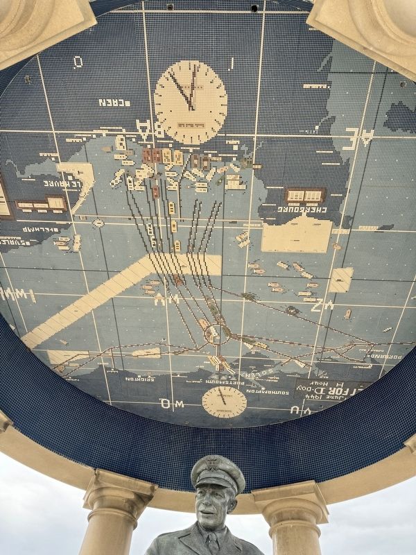 Overhead map of the D-Day invasion image. Click for full size.