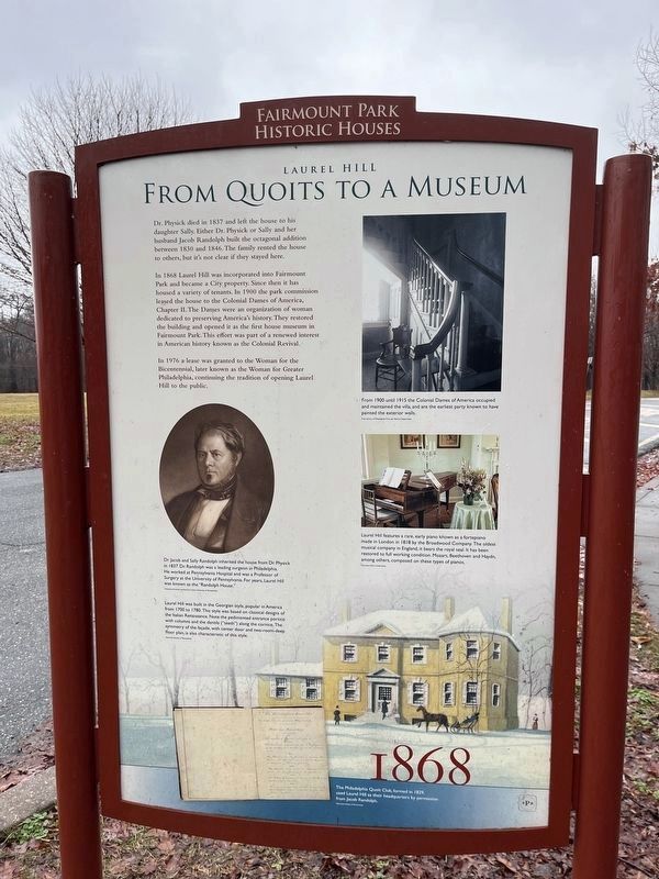From Quoits to a Museum side of the marker image. Click for full size.