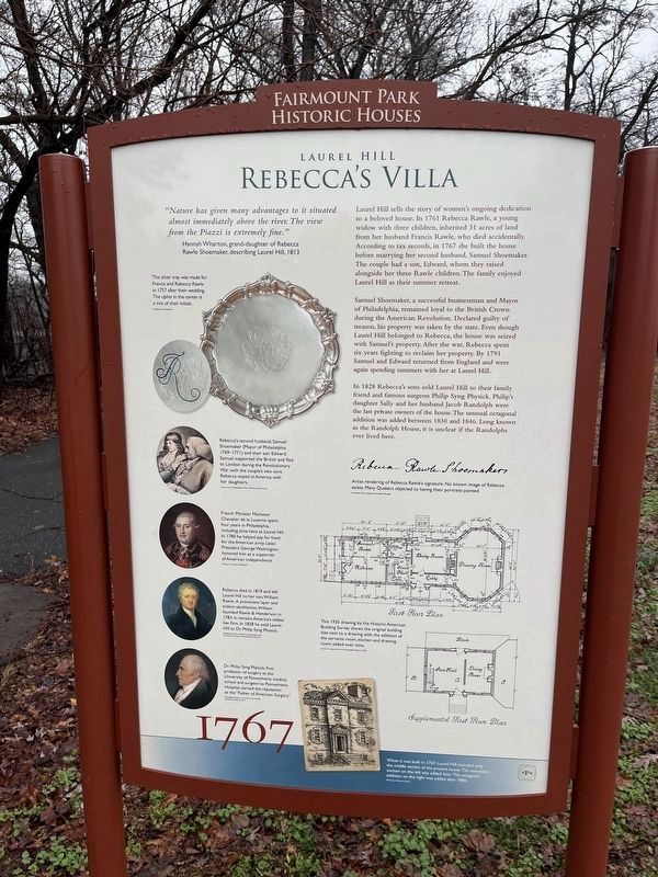 Rebecca's Villa side of the marker image. Click for full size.