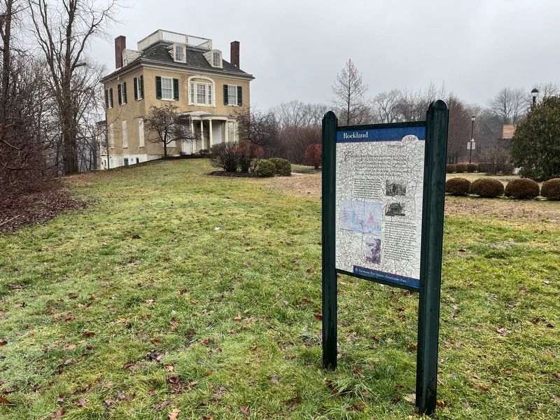 Rockland Marker with its namesake building visible in the background image. Click for full size.