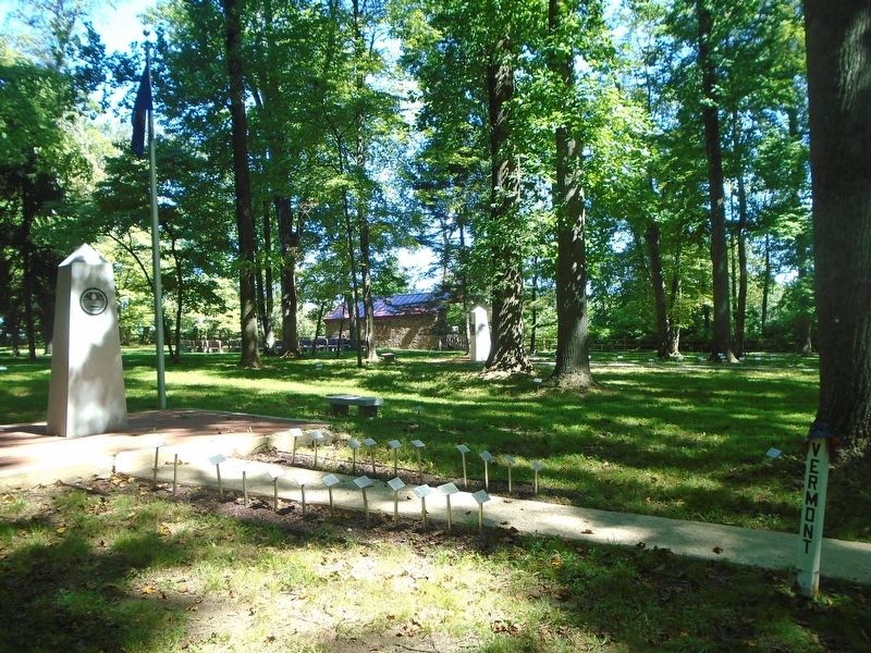 Vermont Medal of Honor Recipients Memorial Plaza image. Click for full size.