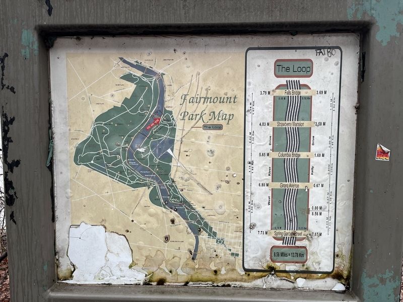 Strawberry Mansion Bridge Marker [Reverse] image. Click for full size.
