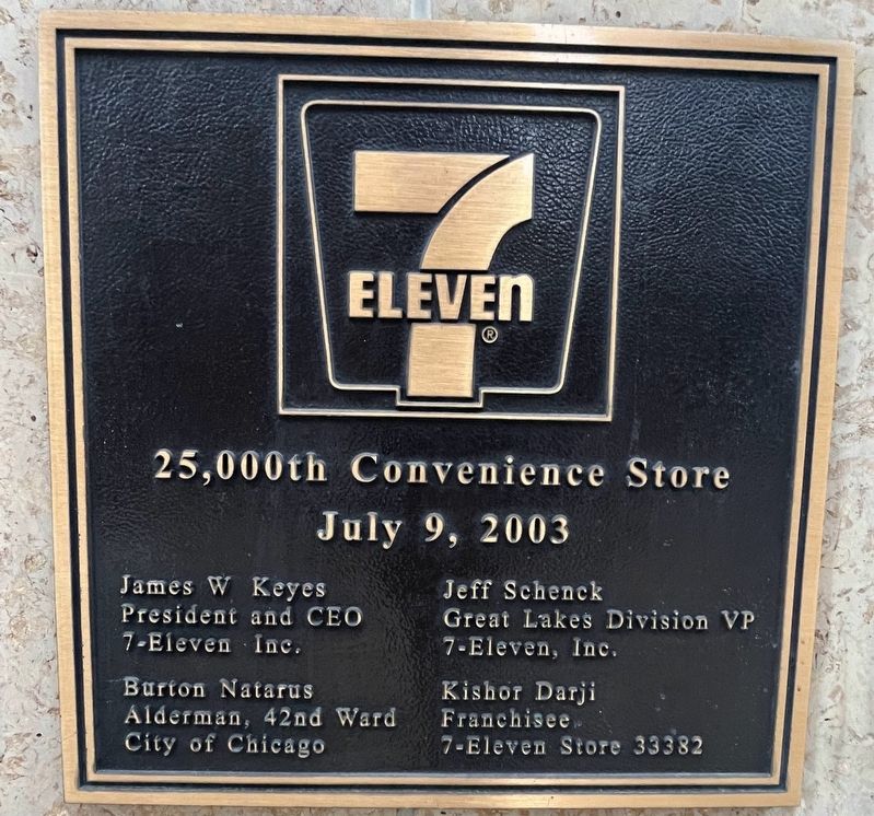 25,000th Convenience Store Marker. Click for full size. 25,000th Convenience Store Marker image. Click for full size.