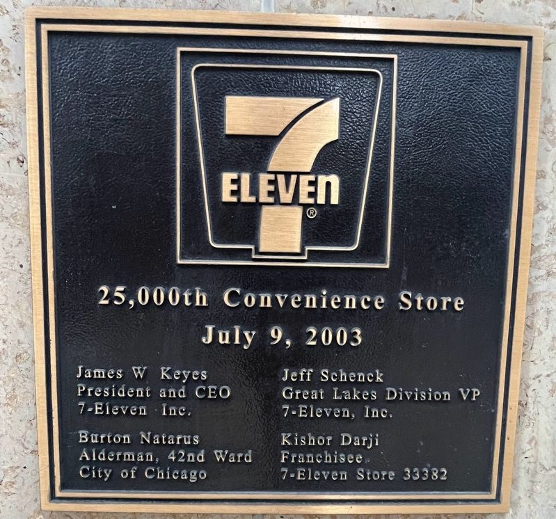 25,000th Convenience Store Marker image. Click for full size.