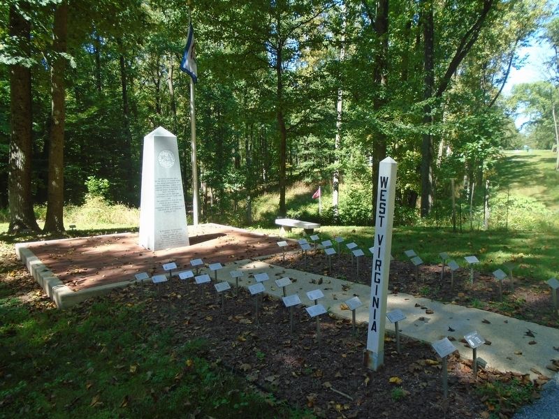 West Virginia Medal of Honor Recipients Memorial Plaza image. Click for full size.