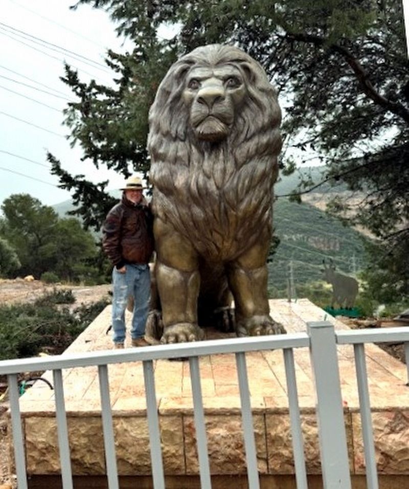 The Lion's Trail - Nesher Marker image. Click for full size.