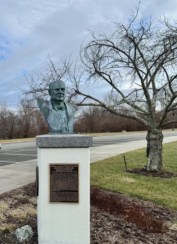 Winston Leonard Spencer Churchill Marker. Click for full size. Winston Leonard Spencer Churchill Marker image. Click for full size.