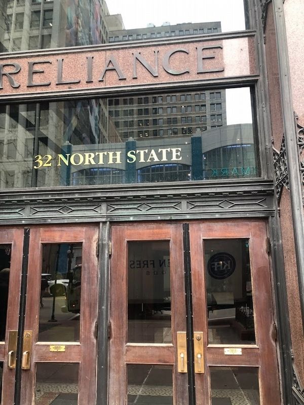 Reliance Building entryway image. Click for full size.