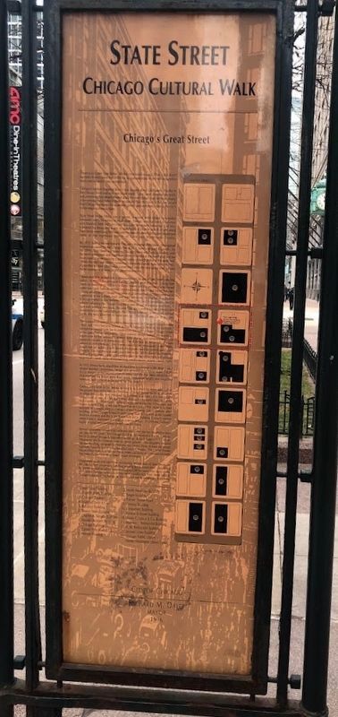 State Street Marker, side 1. Click for full size. State Street Marker, side 1 image. Click for full size.