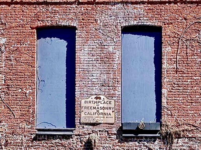 Freemasons Site Marker. Click for full size. Freemasons Site Marker image. Click for full size.