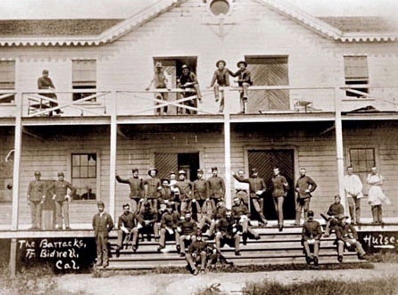 Enlisted Barracks - 1890 image. Click for full size.