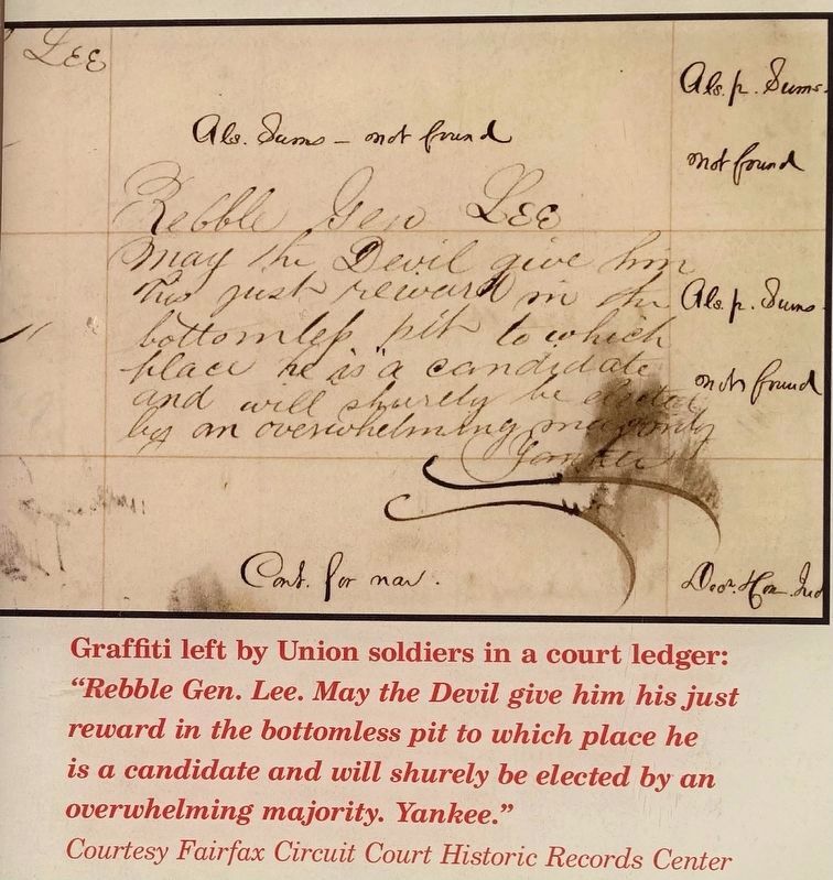 Picture on left side of Courthouse Marker. Click for full size. Picture on left side of Courthouse Marker image. Click for full size.