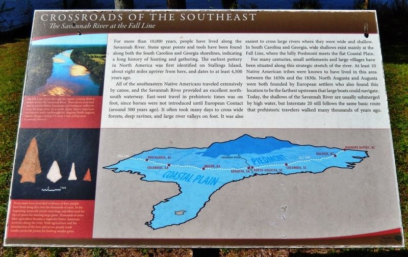 Crossroads of the Southeast Marker. Click for full size. Crossroads of the Southeast Marker image. Click for full size.