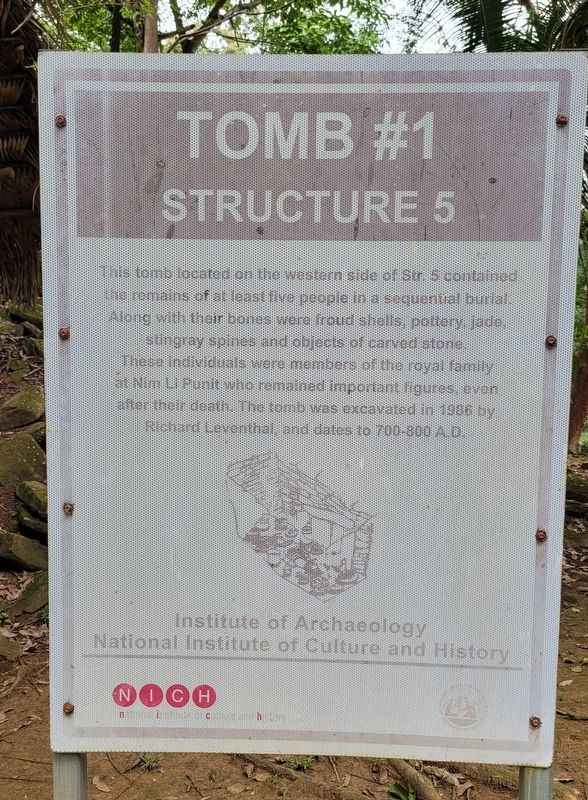 Tomb #1 Marker. Click for full size. Tomb #1 Marker image. Click for full size.