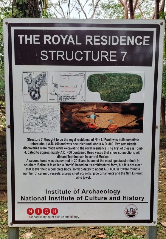 The Royal Residence Marker. Click for full size. The Royal Residence Marker image. Click for full size.