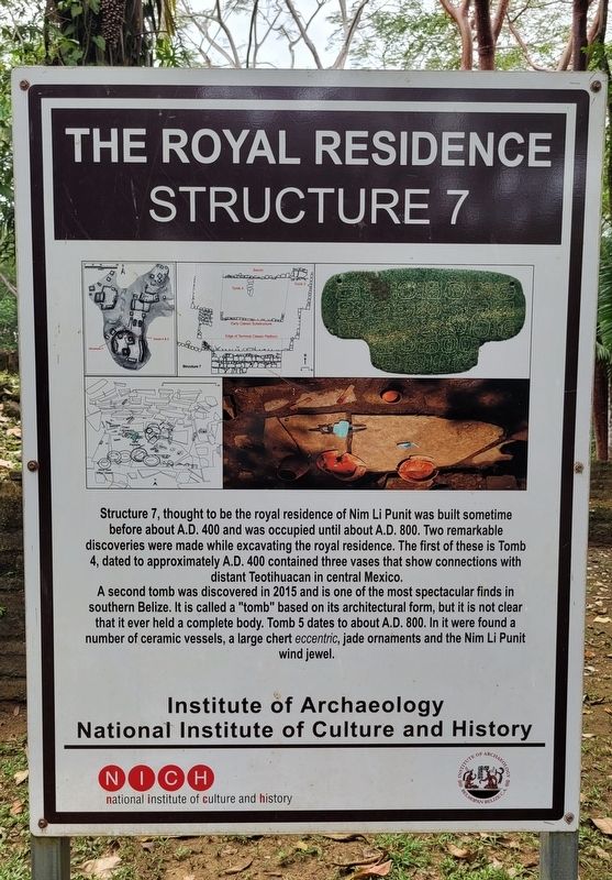 The Royal Residence Marker image. Click for full size.