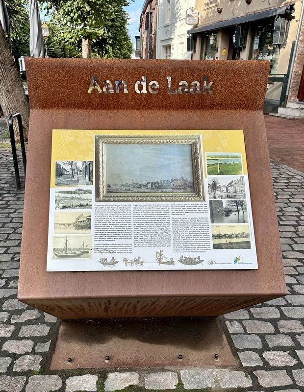Aan de Laak / At the Border Water Marker image. Click for full size.