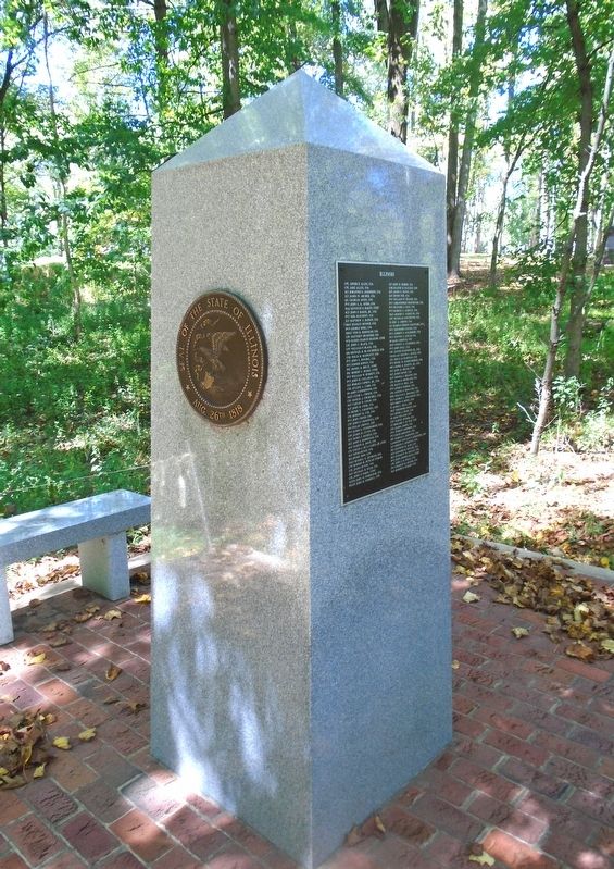 Illinois Medal of Honor Recipients Memorial Obelisk image. Click for full size.