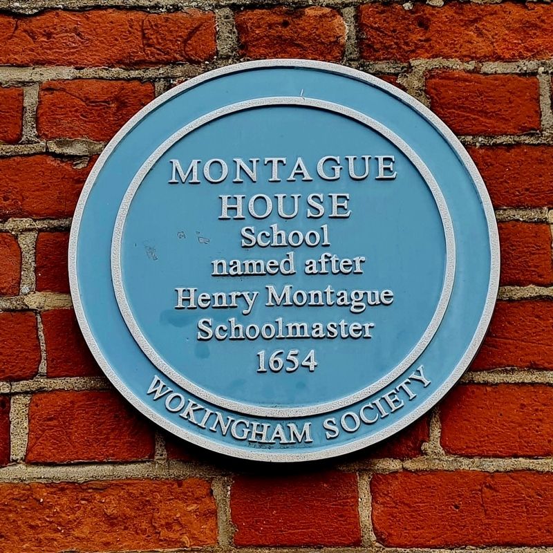 Montague House Marker. Click for full size. Montague House Marker image. Click for full size.