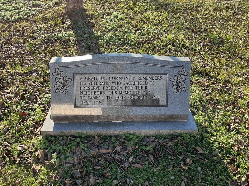 Veterans Memorial Marker. Click for full size. Veterans Memorial Marker image. Click for full size.
