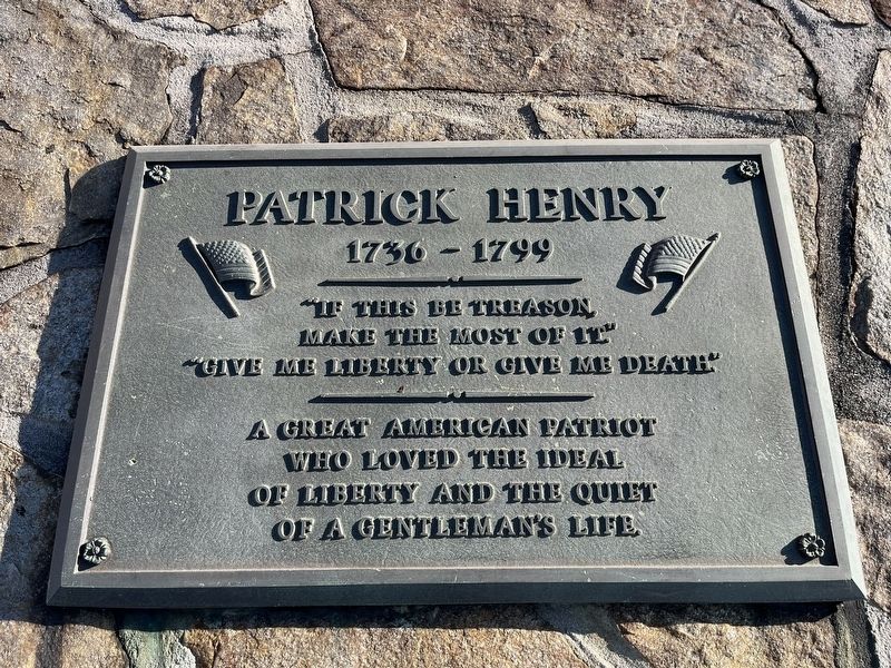 Patrick Henry Marker. Click for full size. Patrick Henry Marker image. Click for full size.