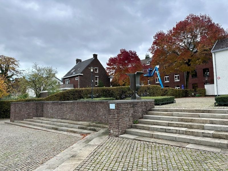 Oldest Traces of Jewish Life in Vaals Marker - wide view image. Click for full size.
