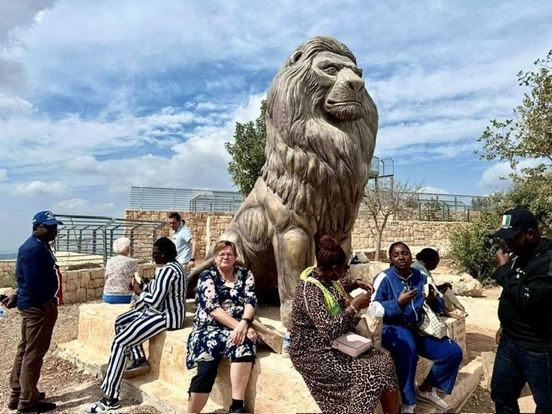The Lion's Trail - Gush Etzion Lion. Click for full size. The Lion's Trail - Gush Etzion Lion image. Click for full size.
