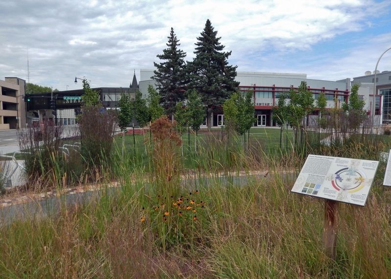 Prairie Plantings at Sodbuster Marker image. Click for full size.