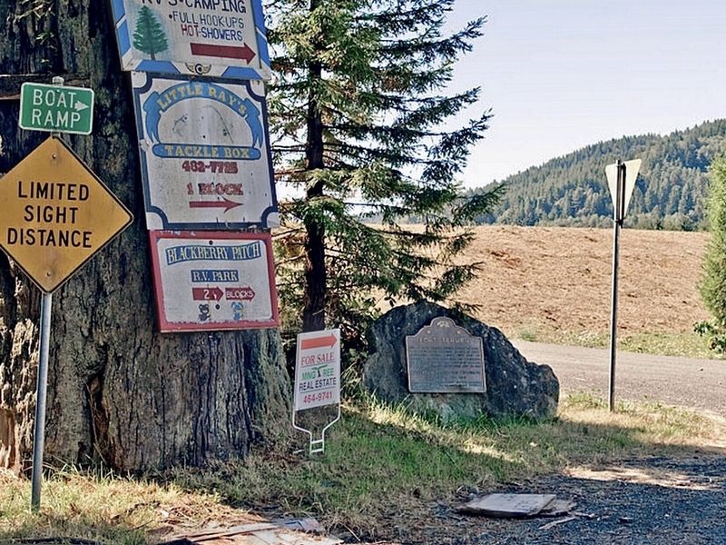 Fort Terwer Marker. Click for full size. Fort Terwer Marker image. Click for full size.