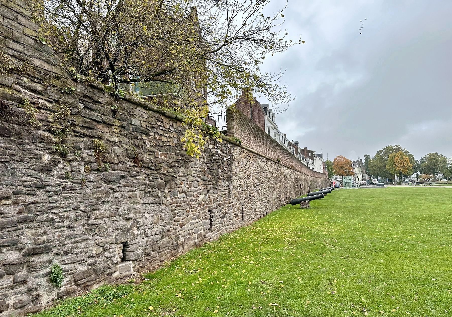 City Wall - exterior, looking north image. Click for full size.