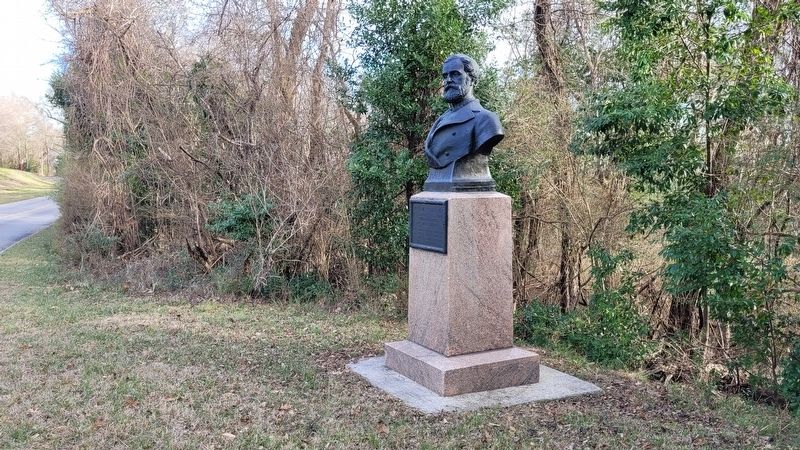 The view of the William E. Baldwin Marker along the park road. Click for full size. The view of the William E. Baldwin Marker along the park road image. Click for full size.
