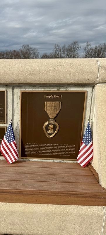 Purple Heart Marker. Click for full size. Purple Heart Marker image. Click for full size.