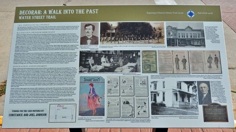 Decorah: A Walk into the Past Marker image. Click for full size.