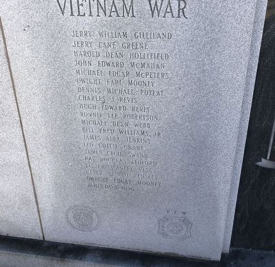McDowell County War Memorial (Vietnam) image. Click for full size.
