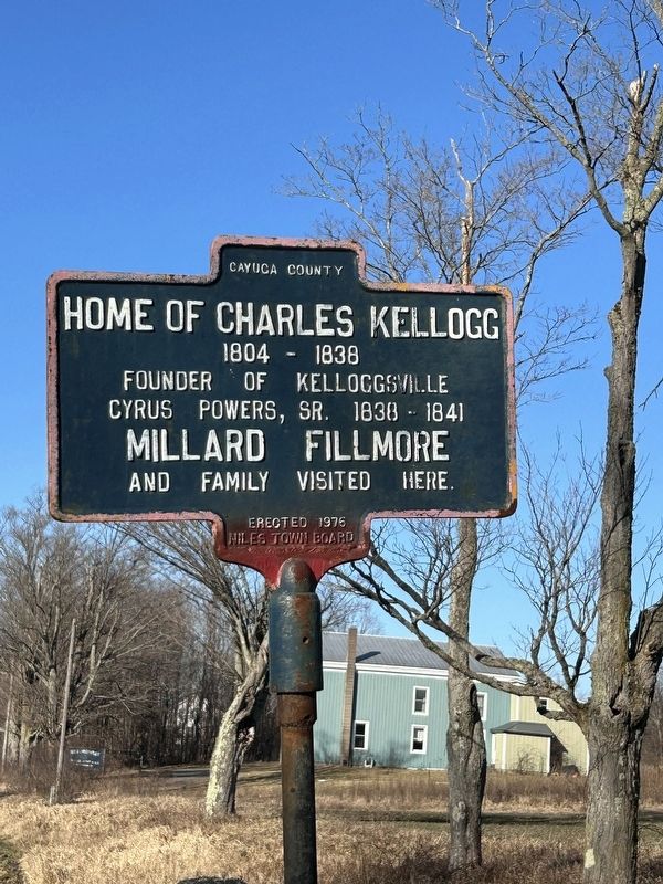 Home of Charles Kellogg Marker image. Click for full size.