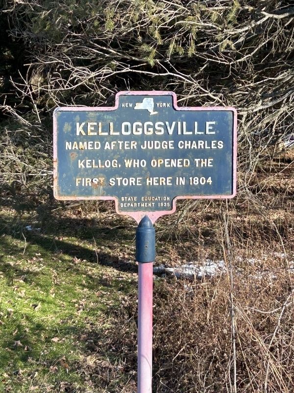 Kelloggsville Marker image. Click for full size.