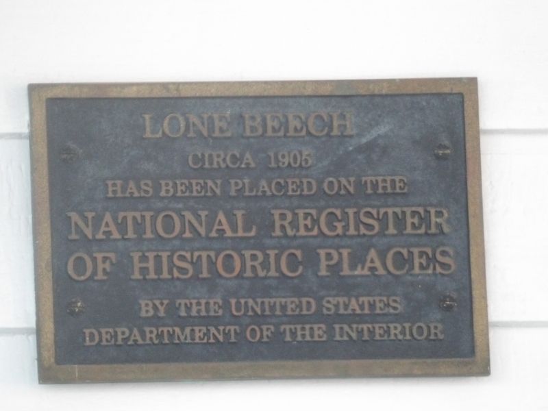 Lone Beech Marker. Click for full size. Lone Beech Marker image. Click for full size.