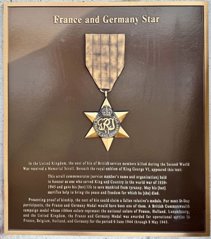 France and Germany Star Marker image. Click for full size.