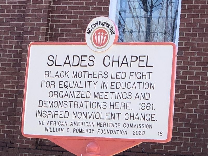 Slades Chapel Marker. Click for full size. Slades Chapel Marker image. Click for full size.