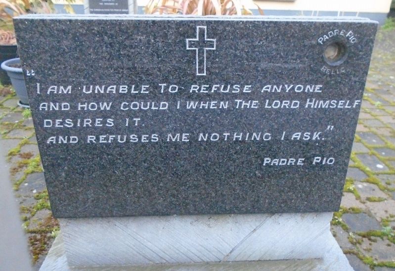 Padre Pio Memorial image. Click for full size.