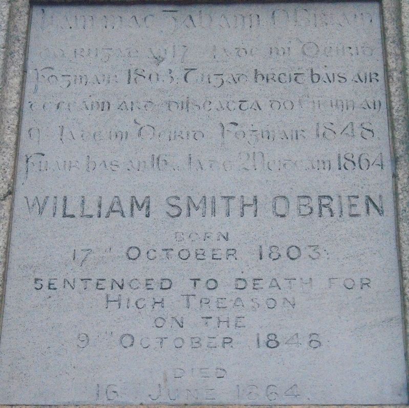William Smith O'Brien Marker image. Click for full size.