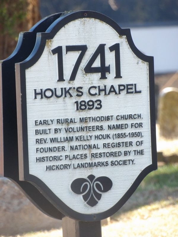 Houk's Chapel Marker image. Click for full size.