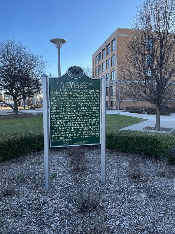 Catholic Central High School Marker image. Click for full size.