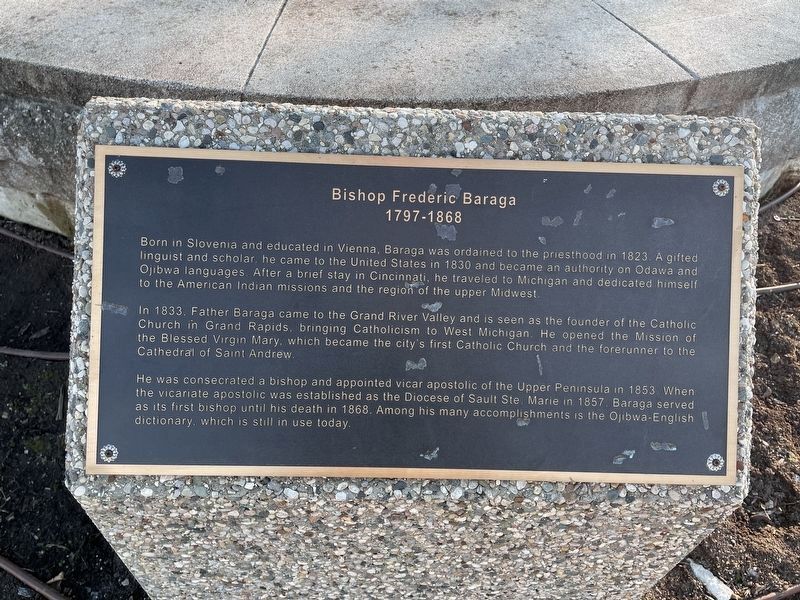 Bishop Frederic Baraga Marker image. Click for full size.