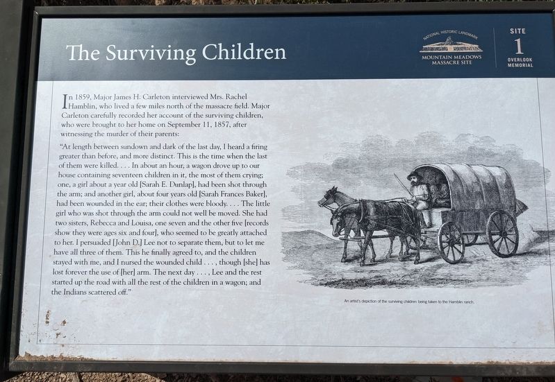 The Surviving Children Marker image. Click for full size.
